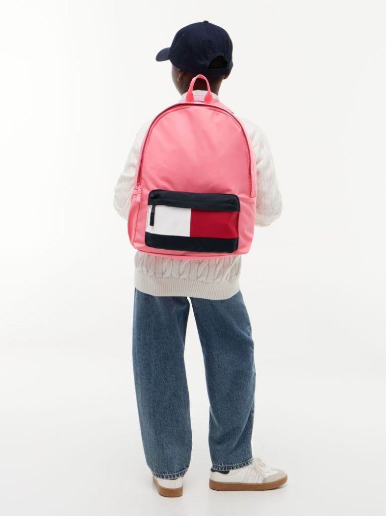 Roz Rucsac Pentru Copii Essential Signature Cu Buzunare Si Blocuri De Culori  Copii unisex
