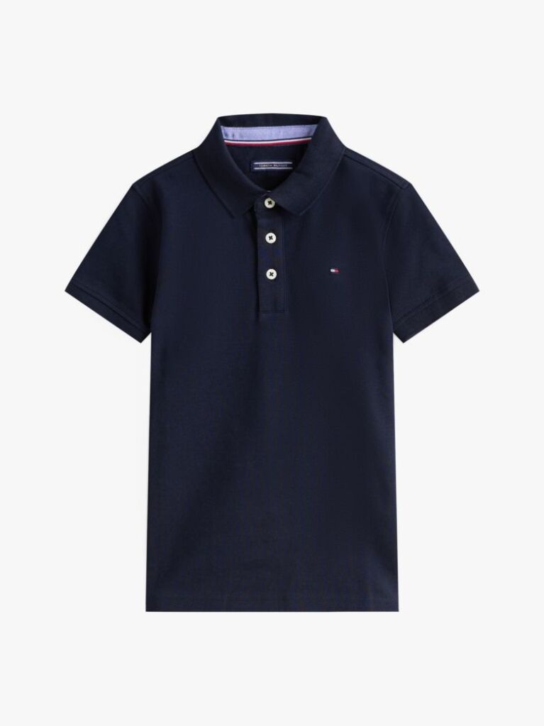 Blue Tricou Polo Din Bumbac Organic  Baieti