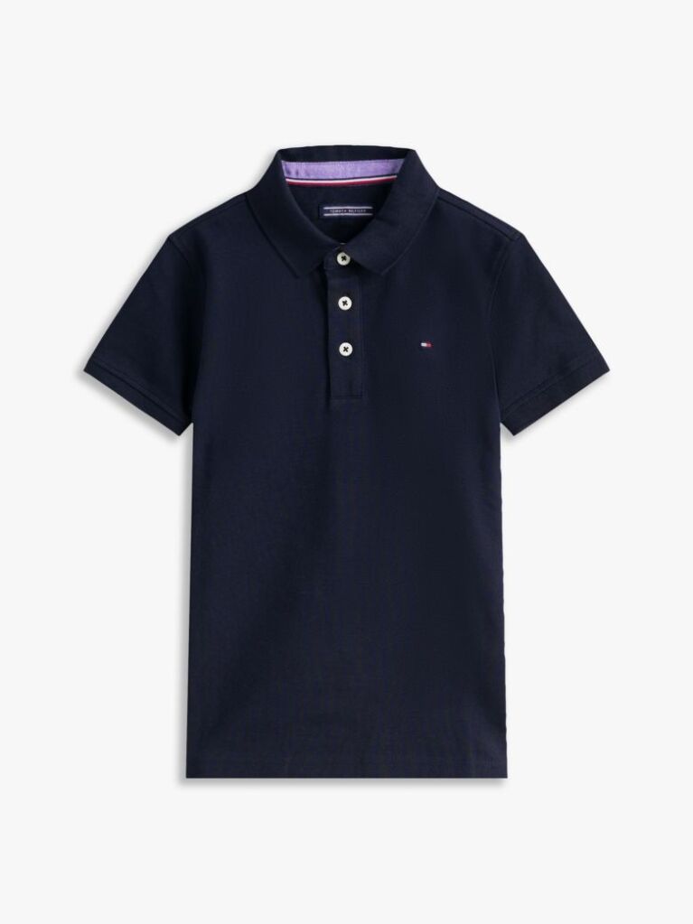 Blue Tricou Polo Din Bumbac Organic  Baieti