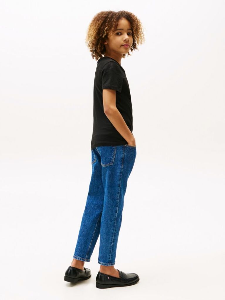 Black ESSENTIAL ORGANIC COTTON T-SHIRT  Boys