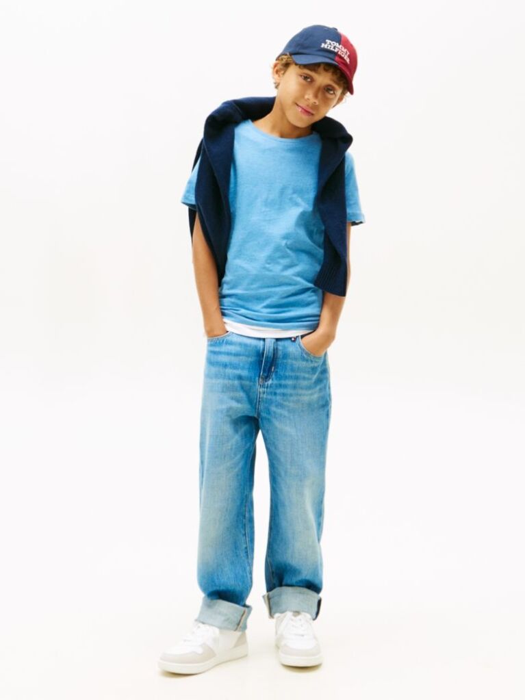 Blue ESSENTIAL ORGANIC COTTON T-SHIRT  Boys