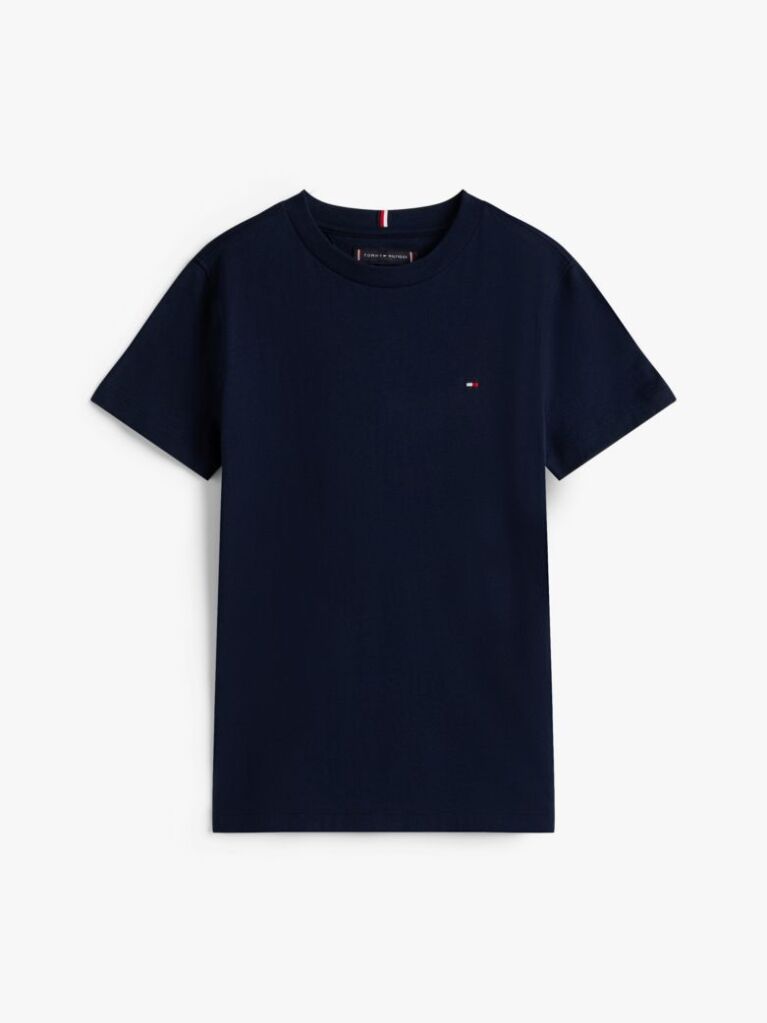 Blue Tricou Din Bumbac Organic Essential  Baieti