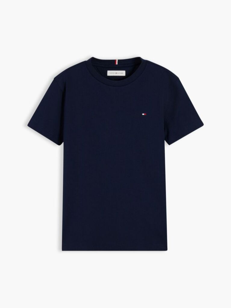 Blue Tricou Din Bumbac Organic Essential  Baieti