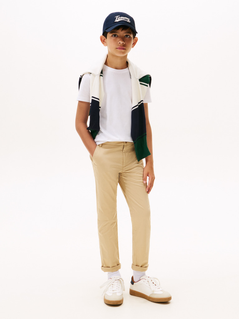 White Essential Organic Cotton T-Shirt  Boys