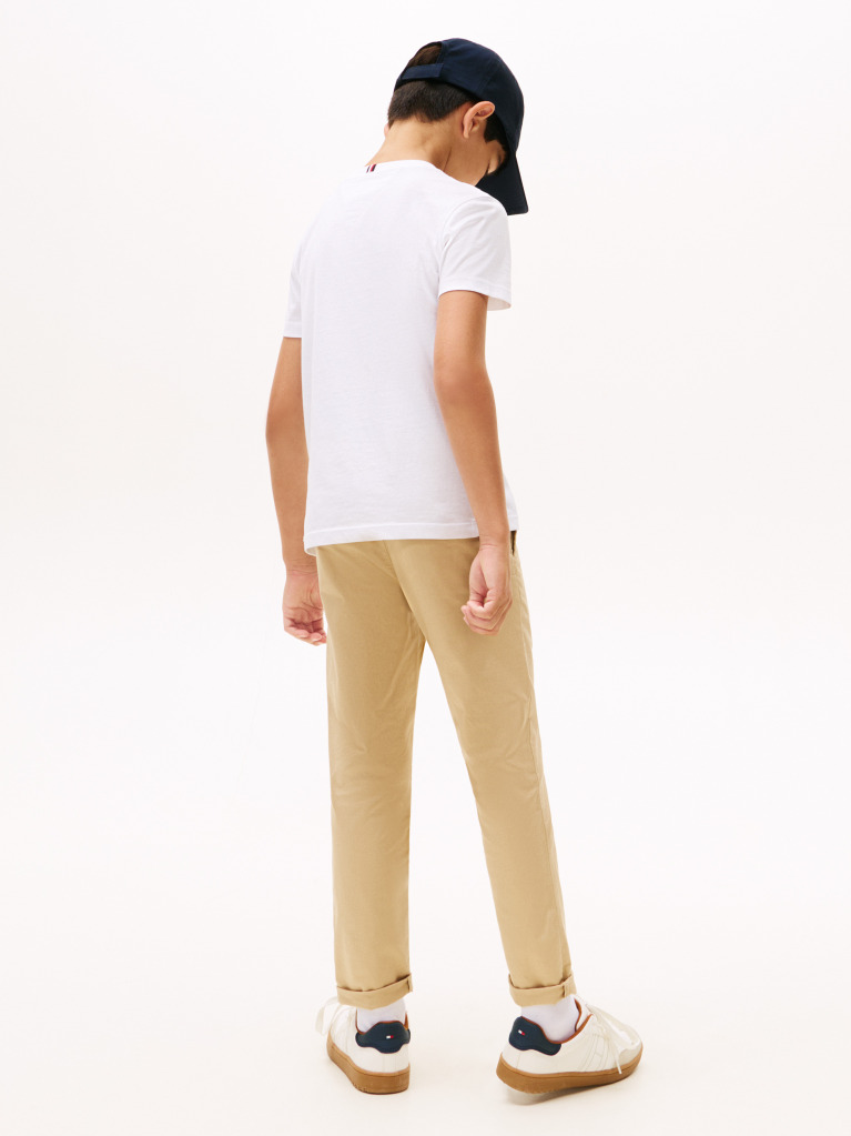 White Essential Organic Cotton T-Shirt  Boys