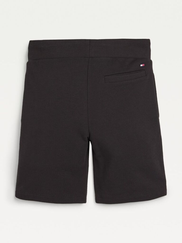 Black Essential Drawstring Sweat Shorts  Boys