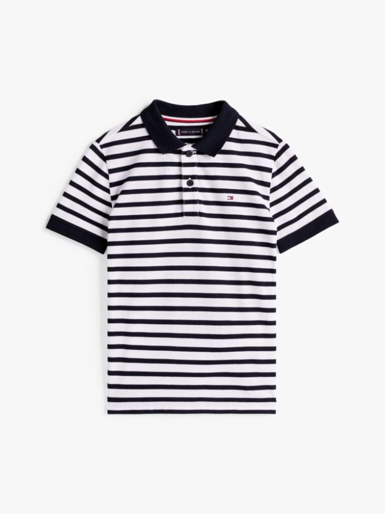 Blue Essential Flag Embroidery Regular Fit Polo  Boys