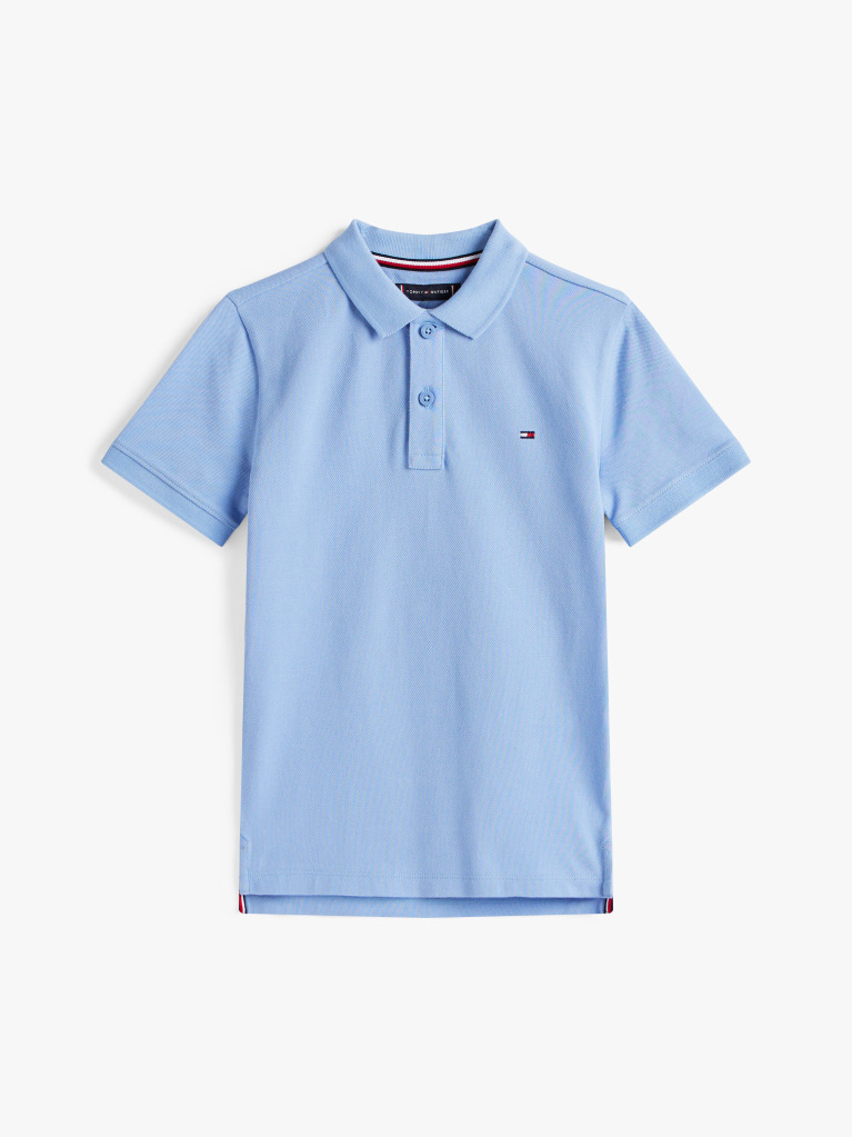 Blue Essential Flag Embroidery Regular Fit Polo  Boys