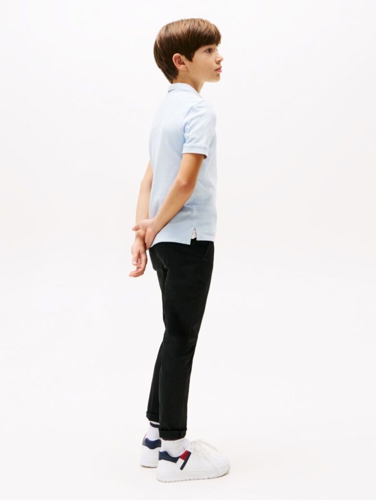 Blue Essential Flag Embroidery Regular Fit Polo  Boys