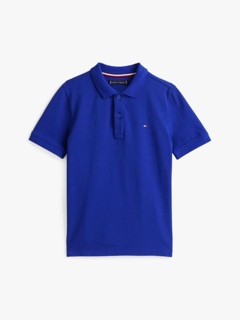 Blue Polo Regular Fit Essential Cu Steag Brodat  Baieti