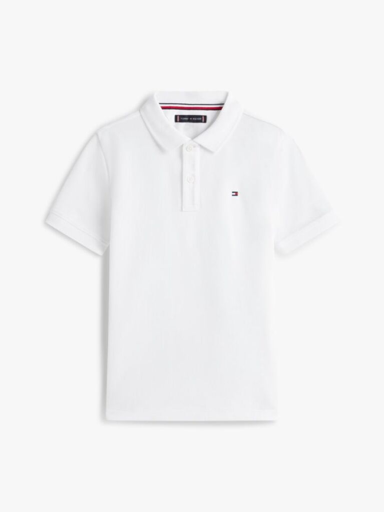 Alb Polo Regular Fit Essential Cu Steag Brodat  Baieti