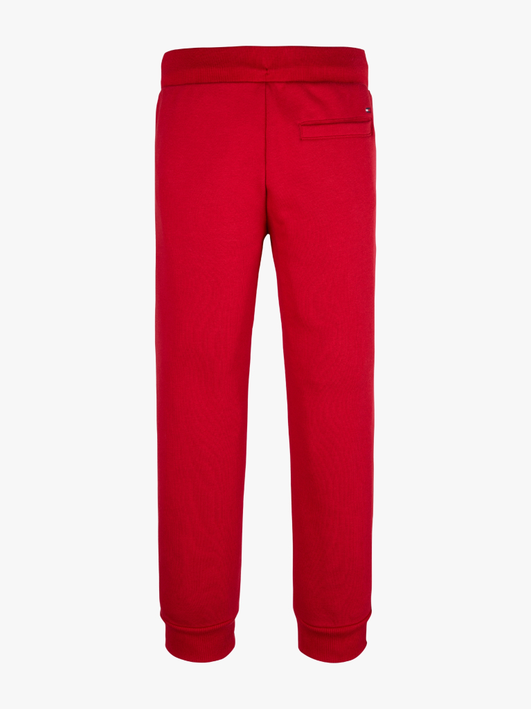 Rosu Pantaloni Jogger Cu Patch-uri Din Colectia 1985   Baieti