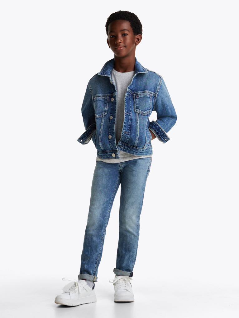 Blue Jeans Drept Vintage  Baieti