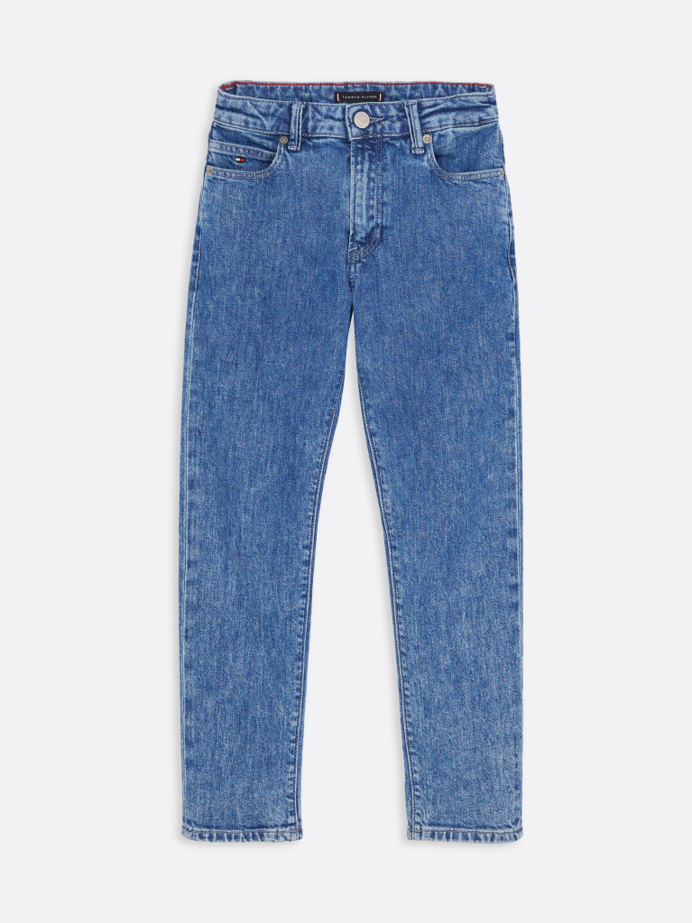 Blue Jeans Drept Decolorat   Baieti