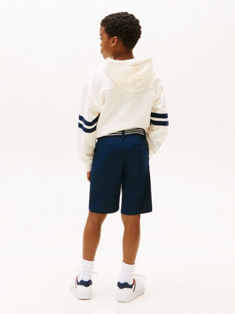 Blue Belted Woven Shorts  Boys
