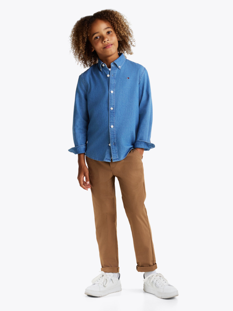 Denim Camasa Din Denim Chambray  Baieti