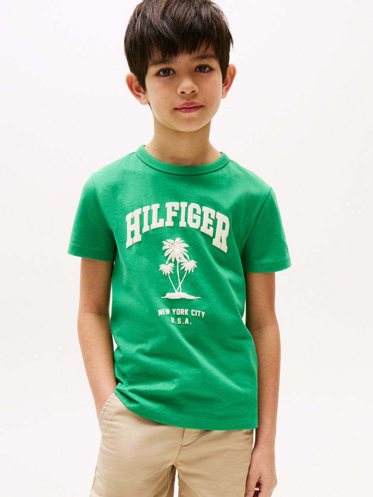 Green Palm Logo T-Shirt  Boys