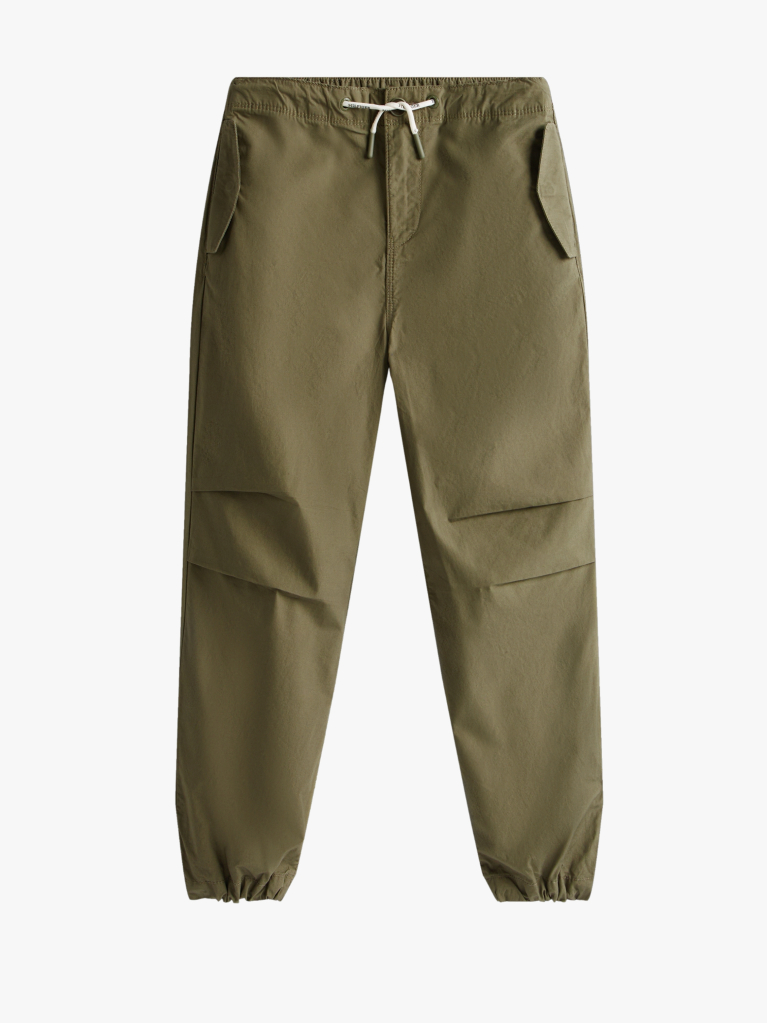 Verde Pantaloni Tip Parachute Relaxati  Baieti