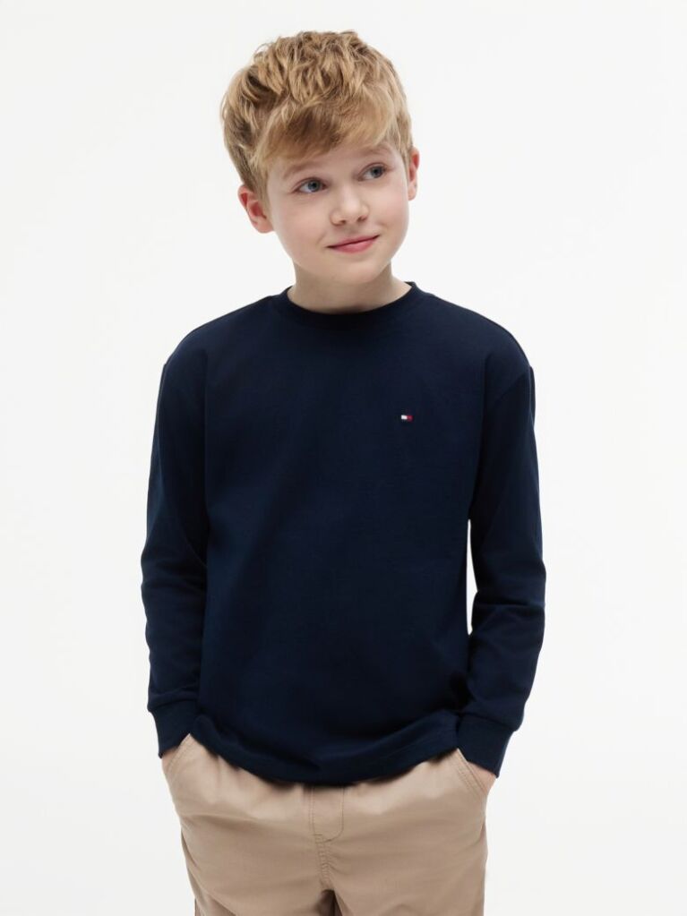 Blue Essential Jersey Long Sleeve T-Shirt  Boys