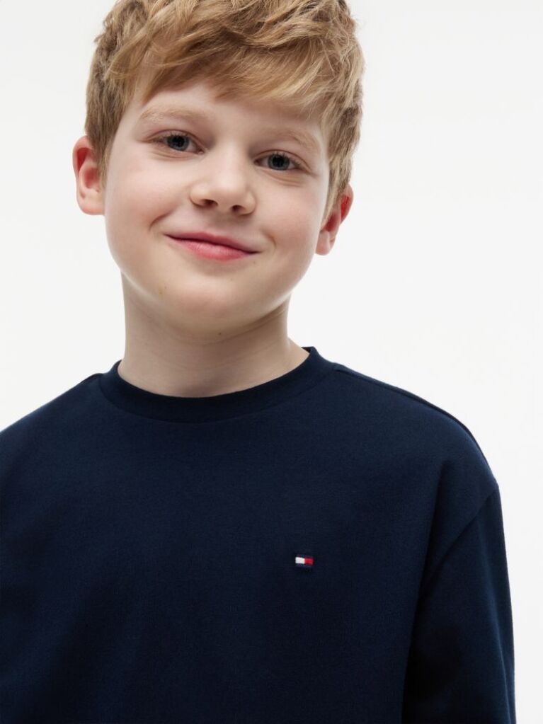 Blue Essential Jersey Long Sleeve T-Shirt  Boys