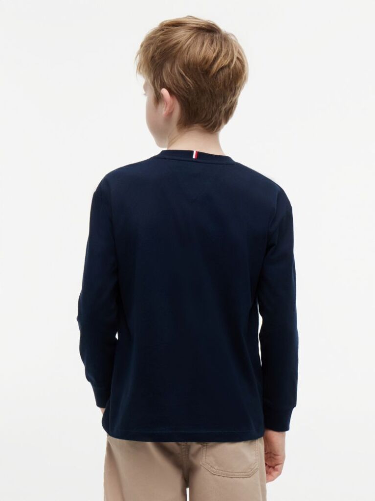 Blue Essential Jersey Long Sleeve T-Shirt  Boys