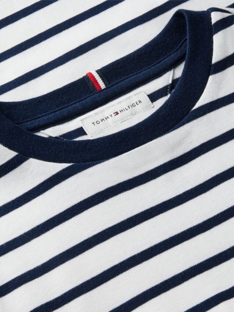 Multi Tricou Cu Maneci Lungi Croiala Lejera Si Imprimeu In Dungi  Baieti