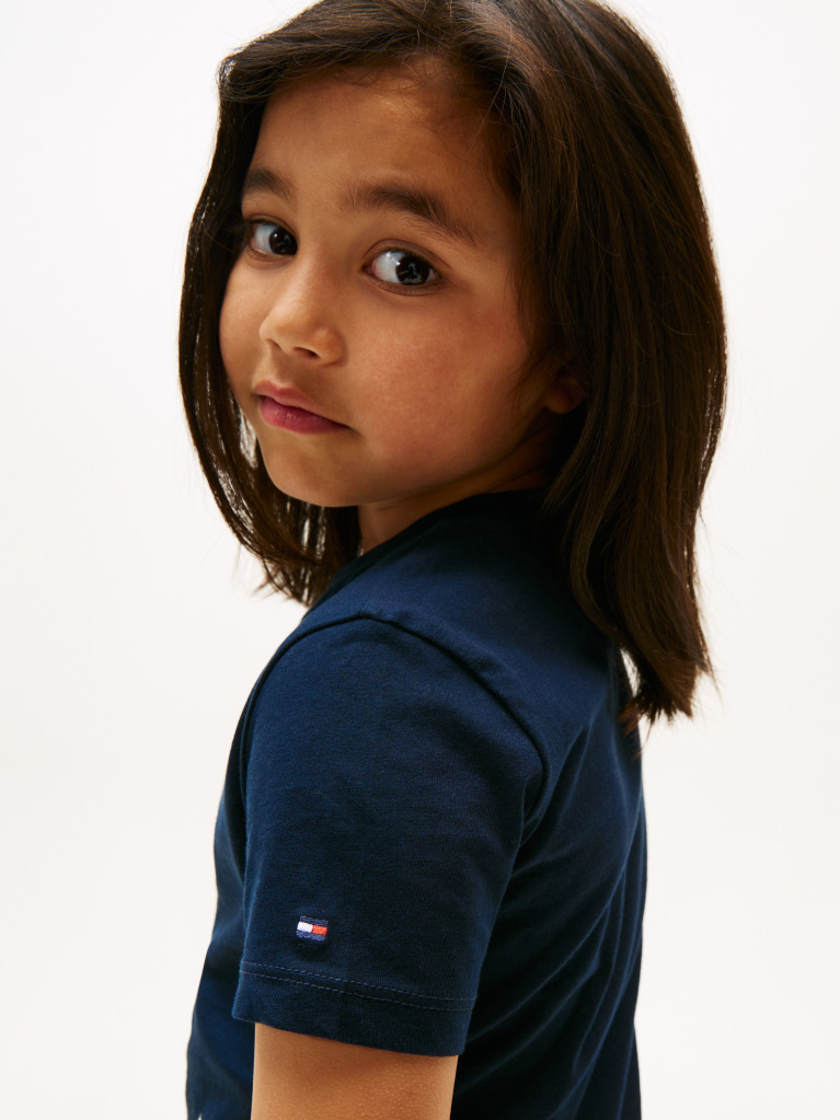 Blue Contrast Logo Graphic T-Shirt  Boys
