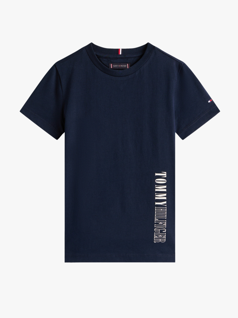 Blue Contrast Logo Graphic T-Shirt  Boys