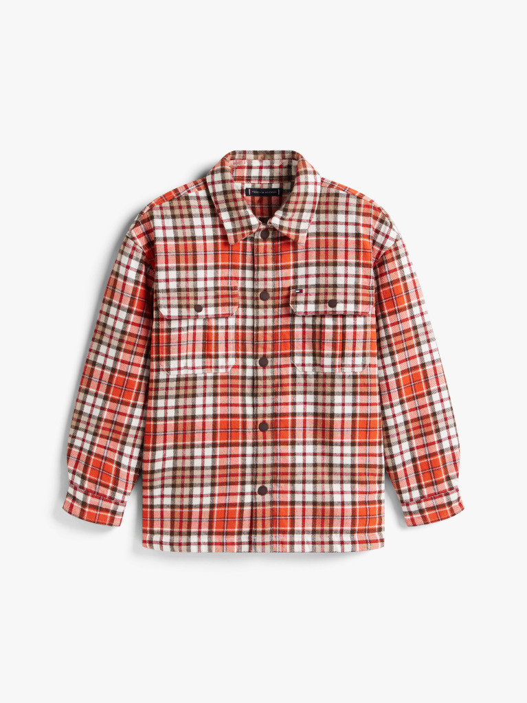 Multi Camasa Overshirt Regular Cu Model In Carouri  Baieti