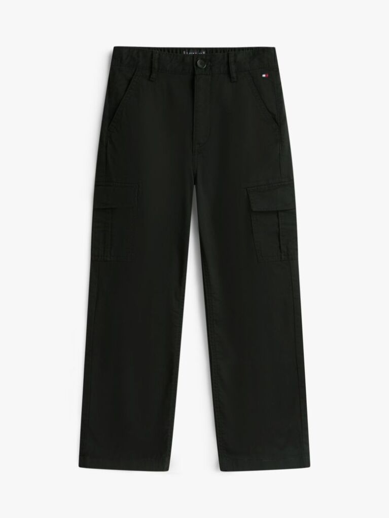 Negru Essential Pantaloni Cargo Cu Croiala Relaxed  Baieti