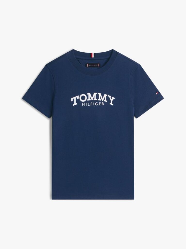 Blue Logo Print T-Shirt  Boys