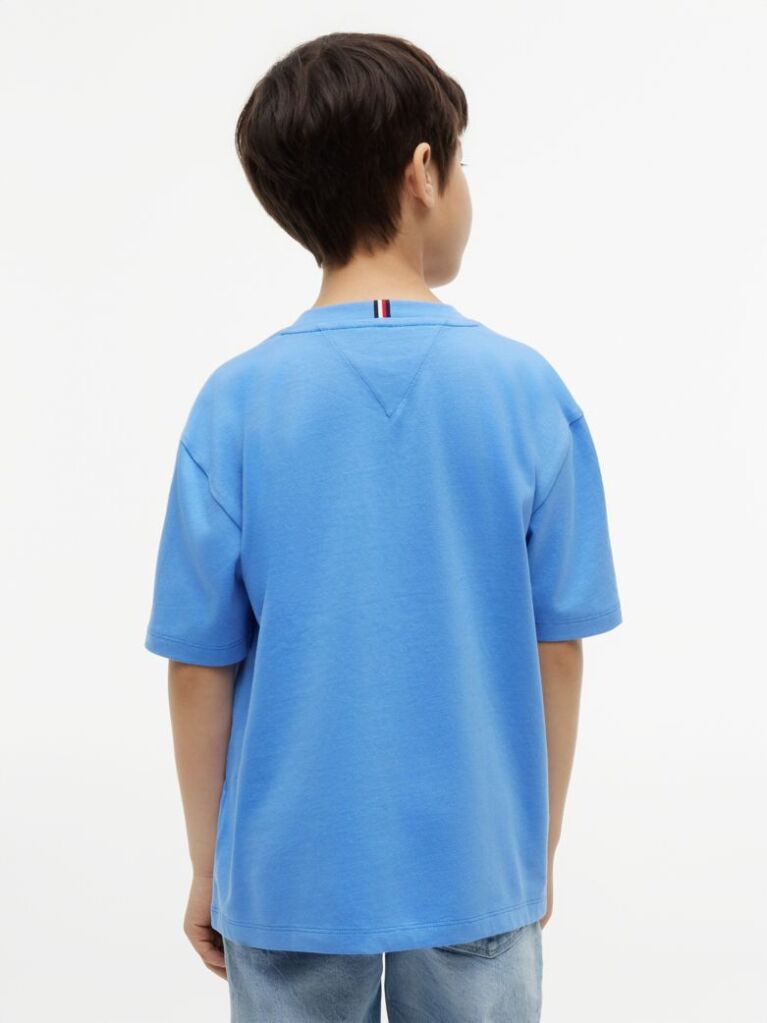 Blue Heritage Flag Print Jersey T-Shirt  Boys