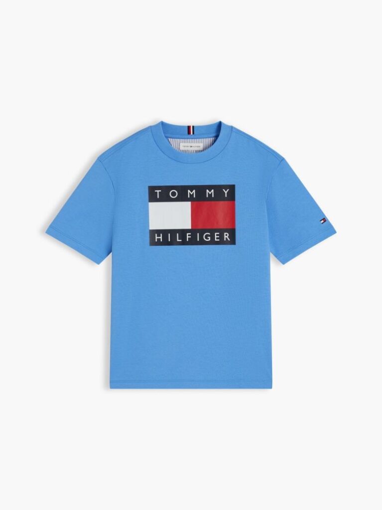 Blue Heritage Flag Print Jersey T-Shirt  Boys