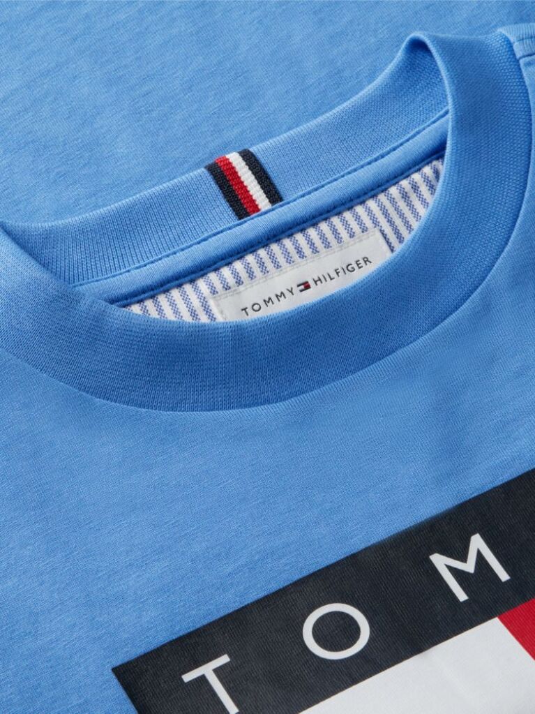 Blue Heritage Flag Print Jersey T-Shirt  Boys