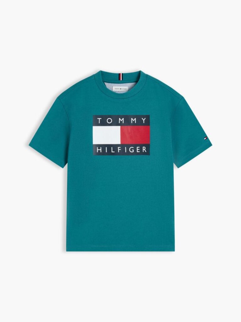 Blue Tricou Din Jersey Cu Imprimeu Heritage Flag  Baieti