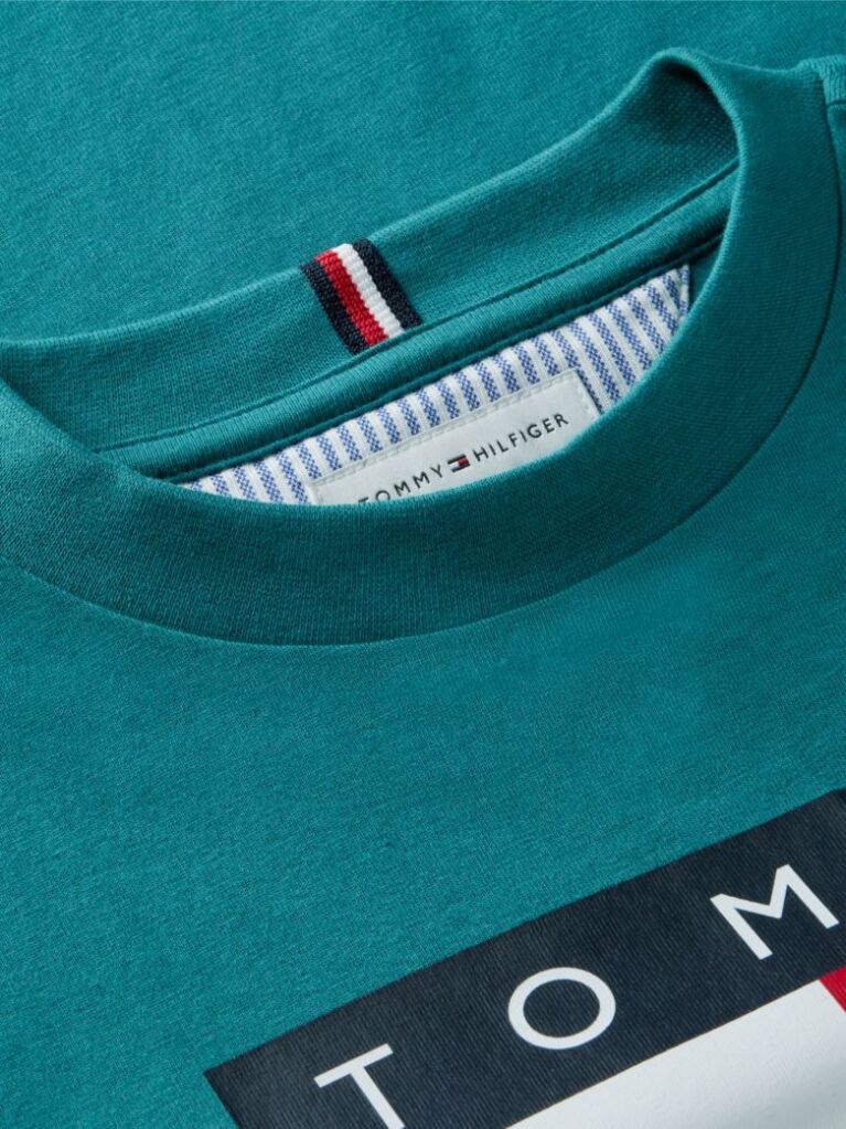Blue Tricou Din Jersey Cu Imprimeu Heritage Flag  Baieti