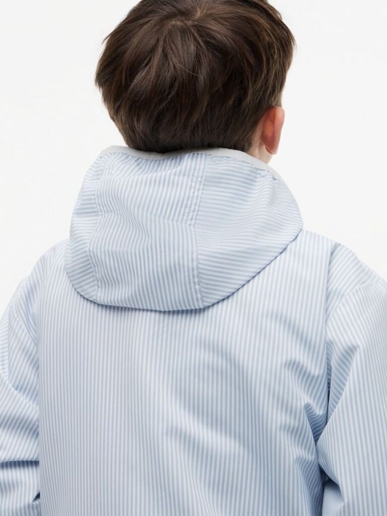 Blue Stripe Logo Relaxed Regatta Jacket  Boys
