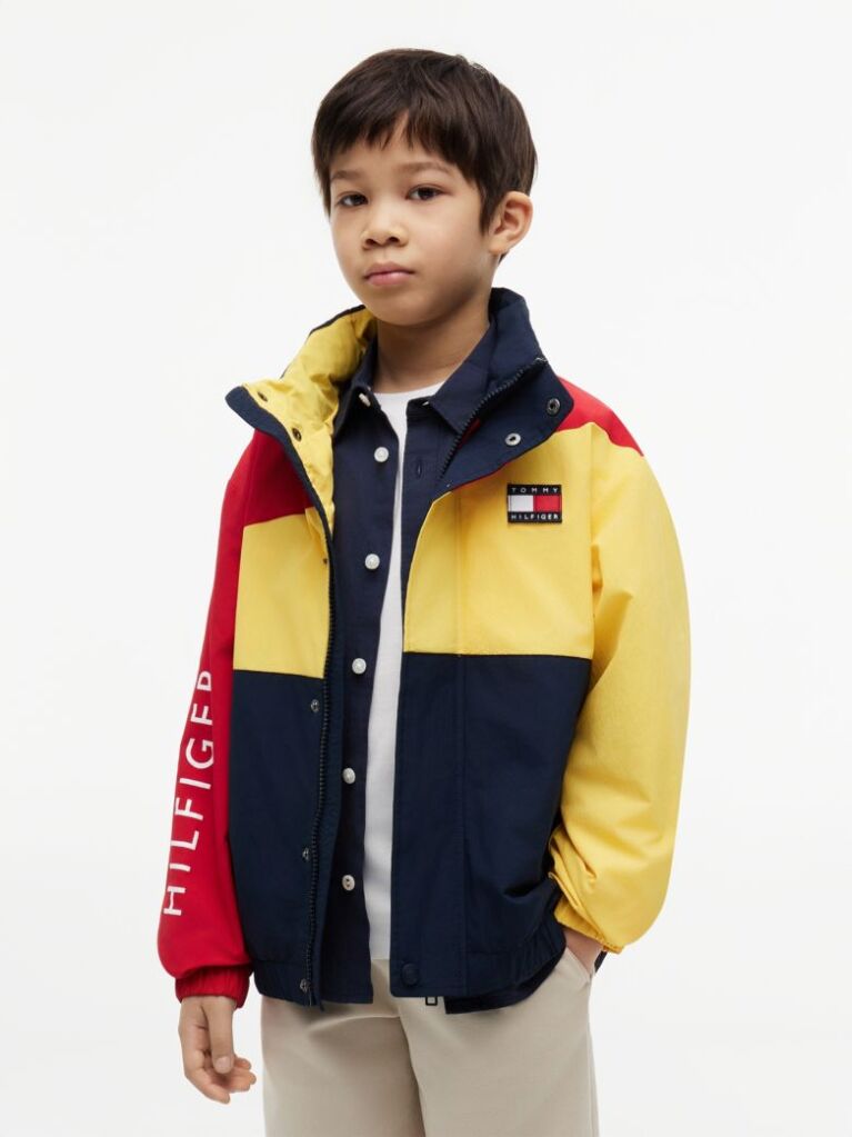 Multi Regatta Colour Blocked Jacket  Boys