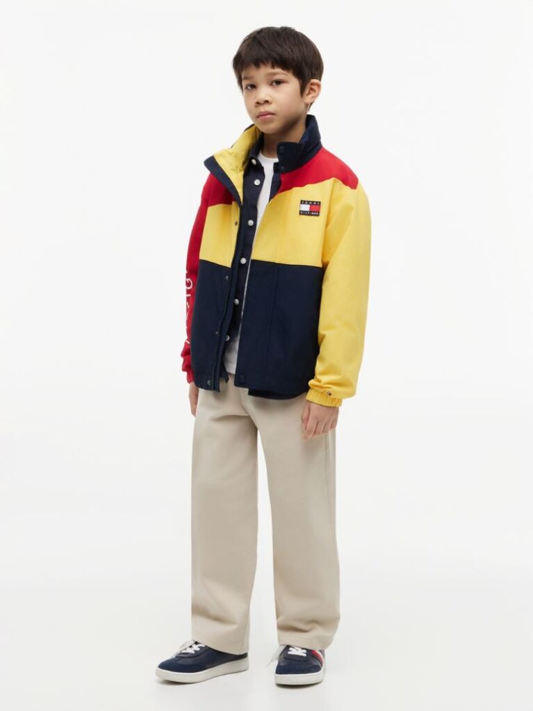 Multi Regatta Colour Blocked Jacket  Boys