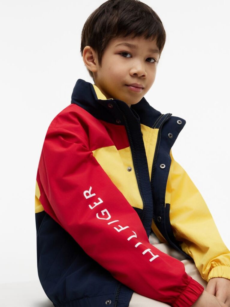 Multi Regatta Colour Blocked Jacket  Boys