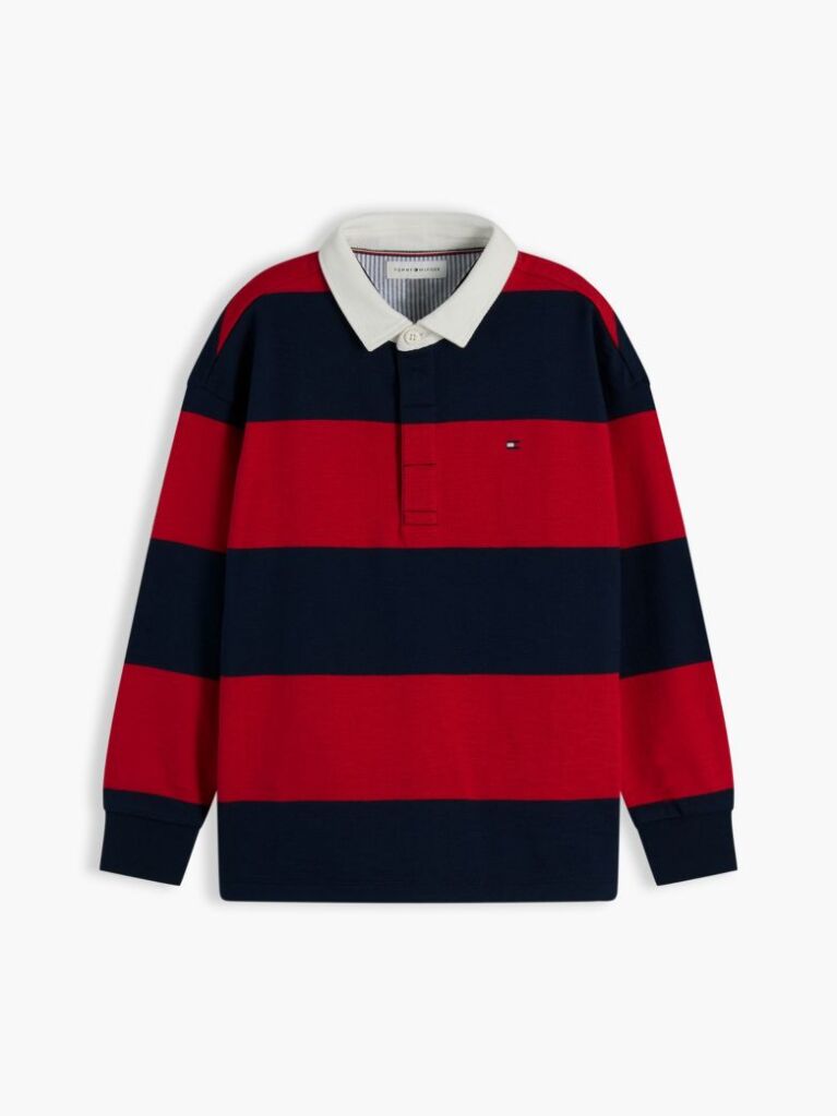 Multi Tricou Polo Cu Maneci Lungi Croiala Normala Si Dungi  Baieti