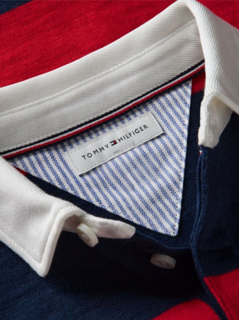 Multi Tricou Polo Cu Maneci Lungi Croiala Normala Si Dungi  Baieti