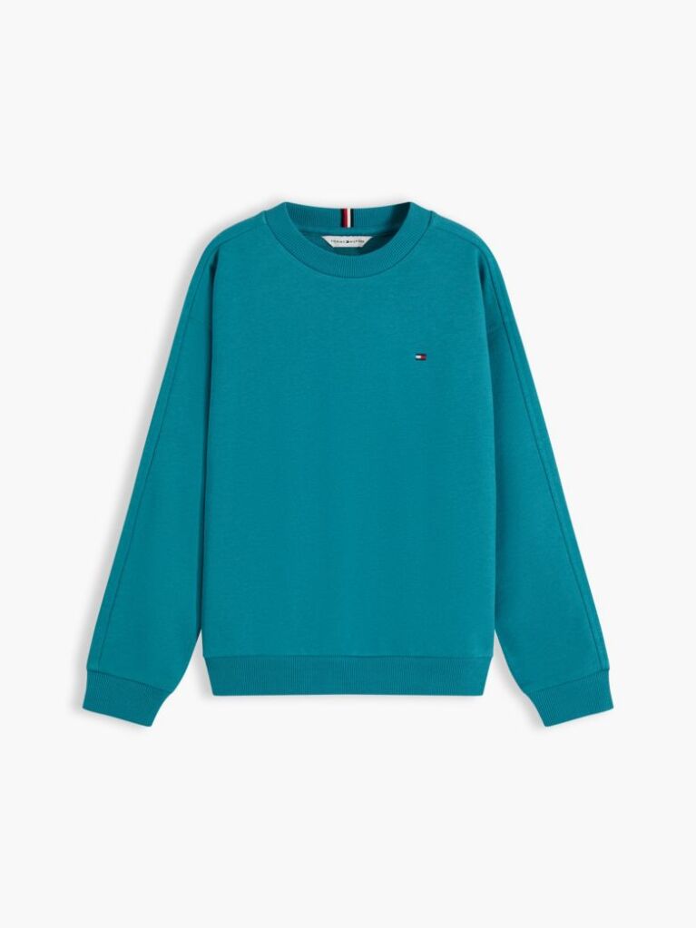Blue Flag Embroidery Exaggerated Seam Jumper  Boys