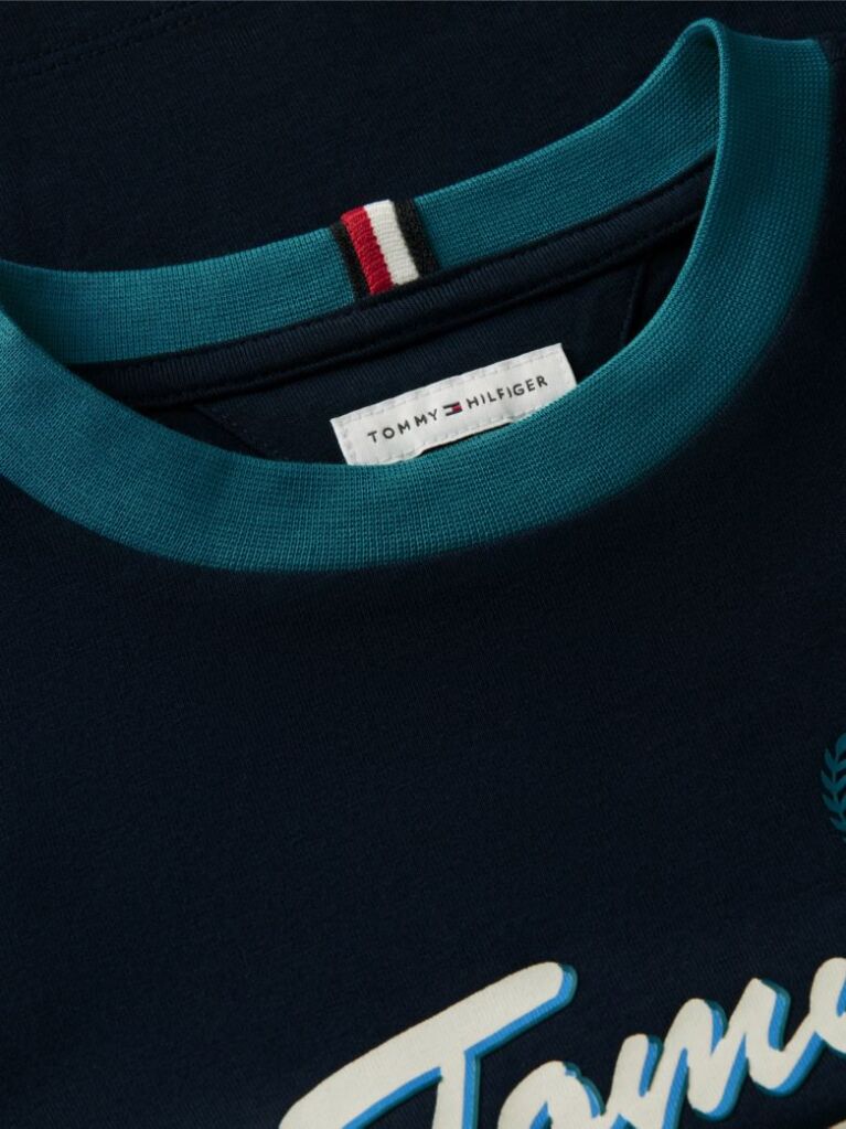 Blue Tricou Cu Logo-ul Crest  Baieti