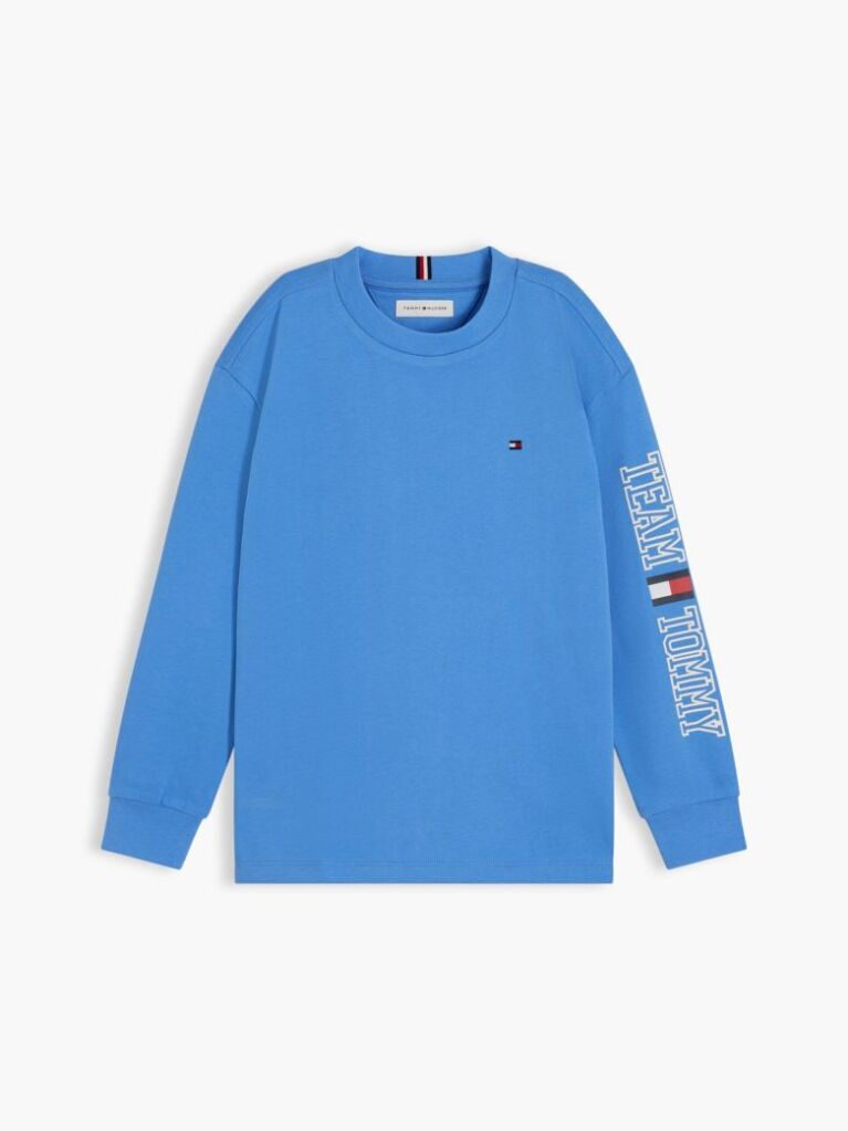 Blue Logo Long Sleeve T-Shirt  Boys