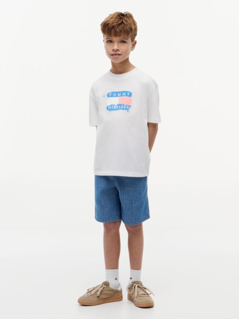 White Flag Graffiti T-Shirt  Boys
