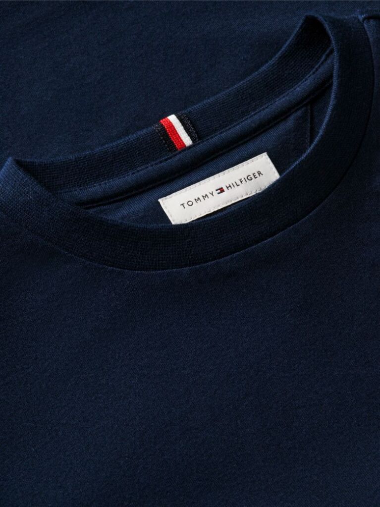 Blue Tricou Cu Logo Outline De Steag  Baieti