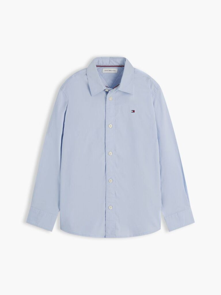 Blue Essential Regular Fit Poplin Shirt  Boys
