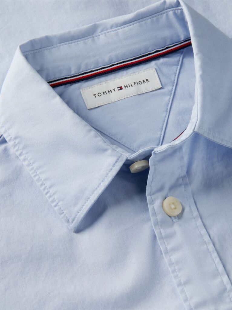 Blue Essential Regular Fit Poplin Shirt  Boys
