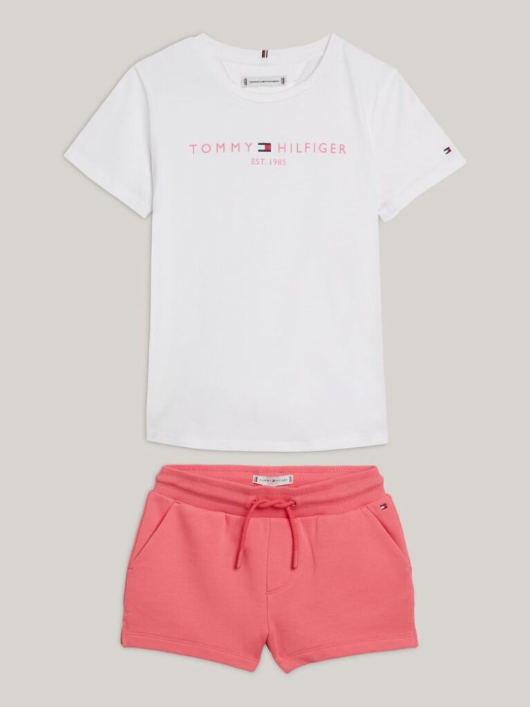 Multi Set Tricou Si Pantaloni Scurti  Fete
